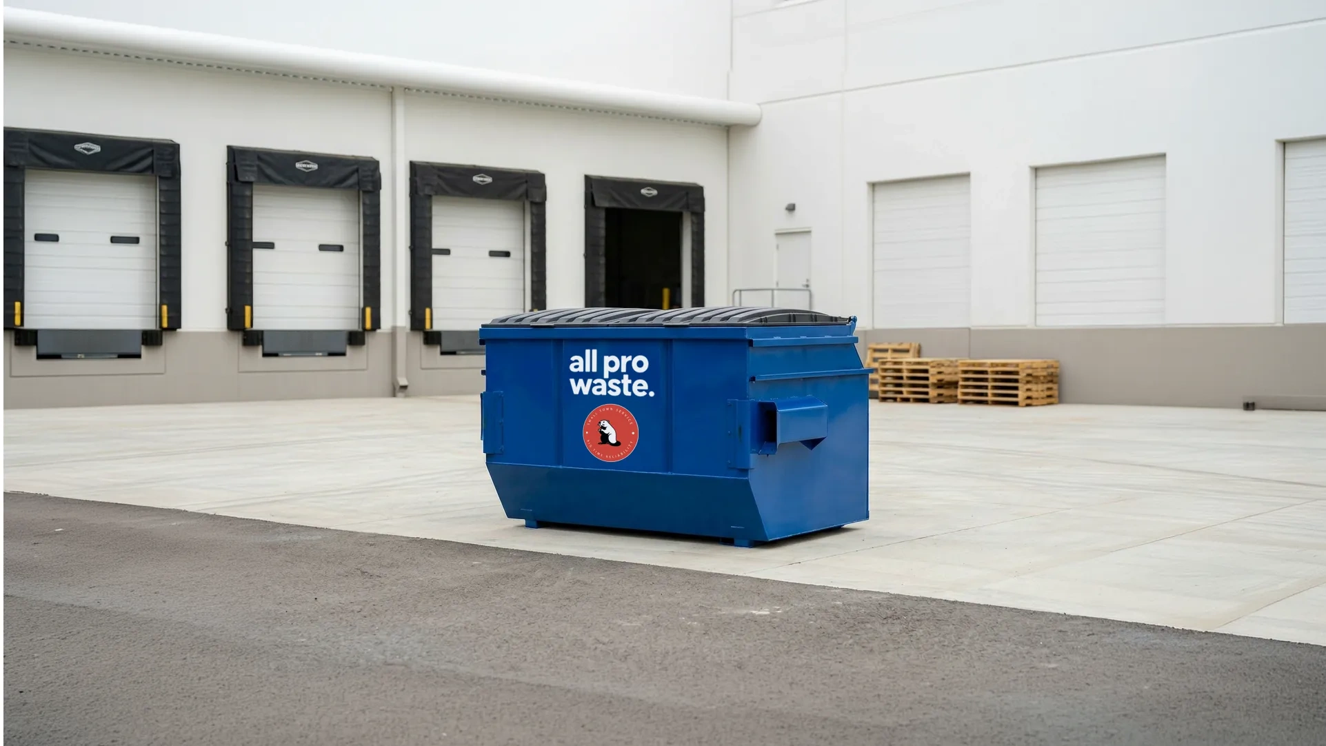 4 yard front-load dumpster